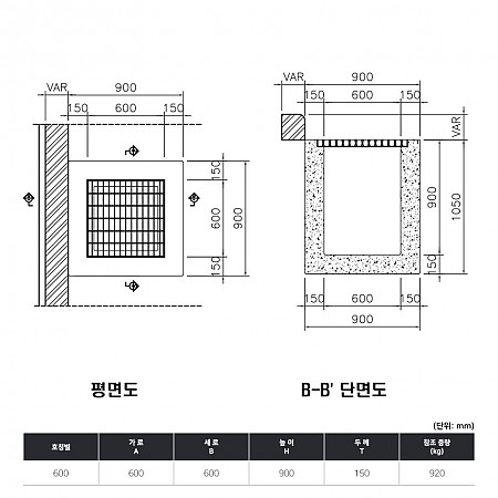 600*600*900*150T_투수